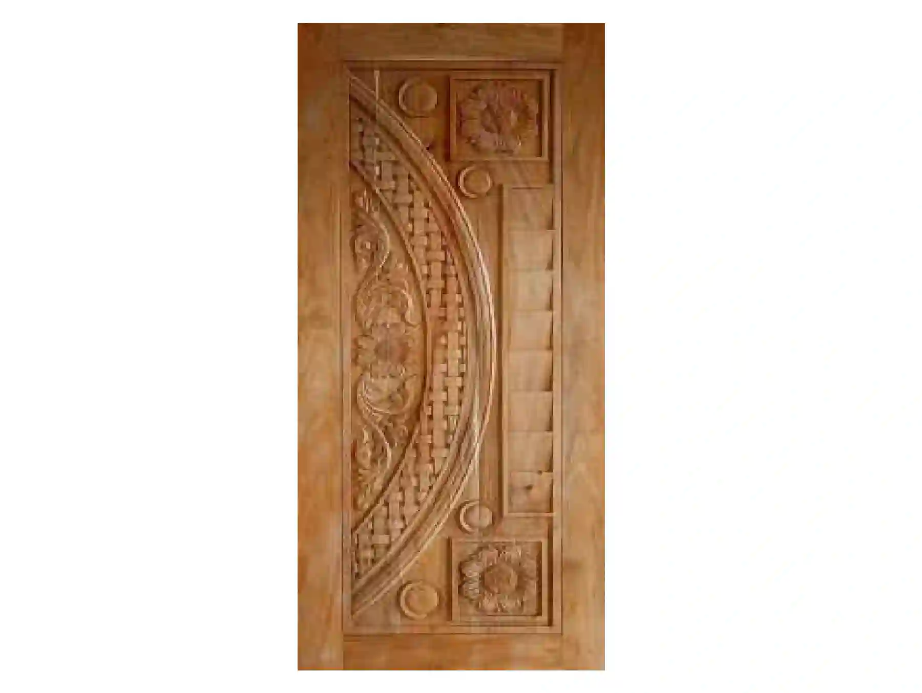 Teak wood  cnc doors